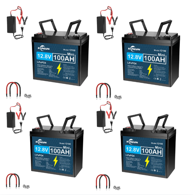🔥Summer Sale🔥KUNLUN 12V 120Ah LiFePO4 Lithium Battery (Group 24 Size)
