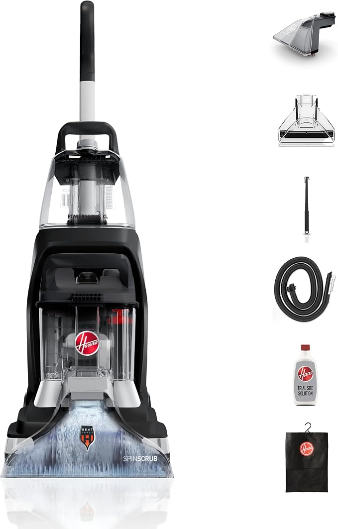  🎊Limited-time promotion: 🎁Hoover PowerScrub Deluxe Carpet Cleaner – includes carpet cleaning solution.