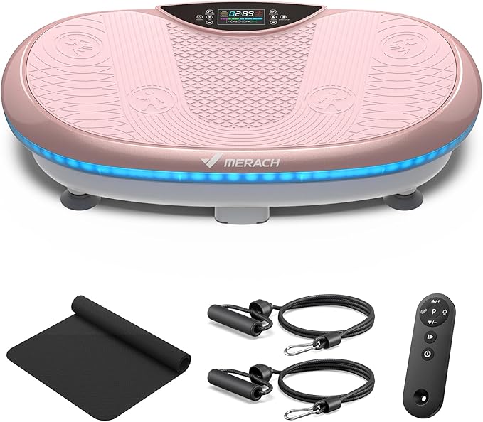 💥Save up to 70% — Limited-time offer: Prices start at just $39. 💥Merach Vibration Fitness Plate — A 4D full-body workout vibration platform that supports lymphatic drainage, fat loss, and muscle activation. Featuring Bluetooth connectivity and resistanc