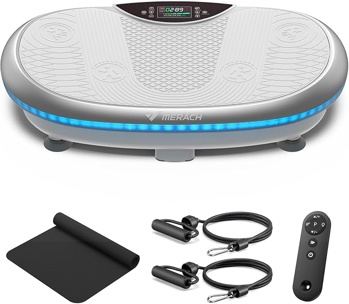 💥Save up to 70% — Limited-time offer: Prices start at just $39. 💥Merach Vibration Fitness Plate — A 4D full-body workout vibration platform that supports lymphatic drainage, fat loss, and muscle activation. Featuring Bluetooth connectivity and resistanc