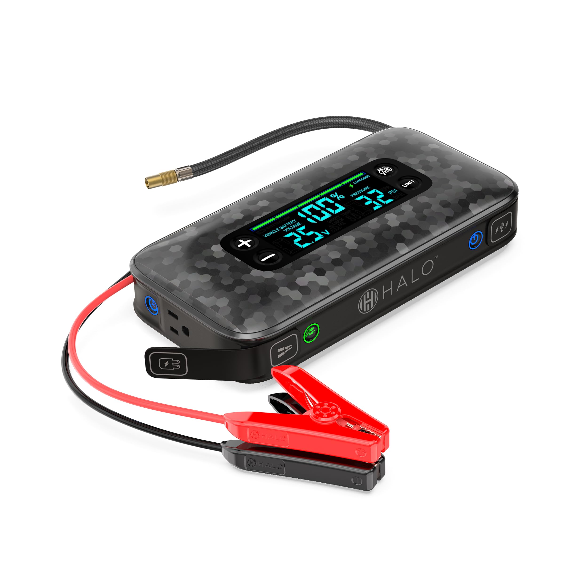 ✨ Limited-time offer: Buy 1 get 1 free✨  Halo Bolt Ultimate 3 Portable Car Battery Jump Starter