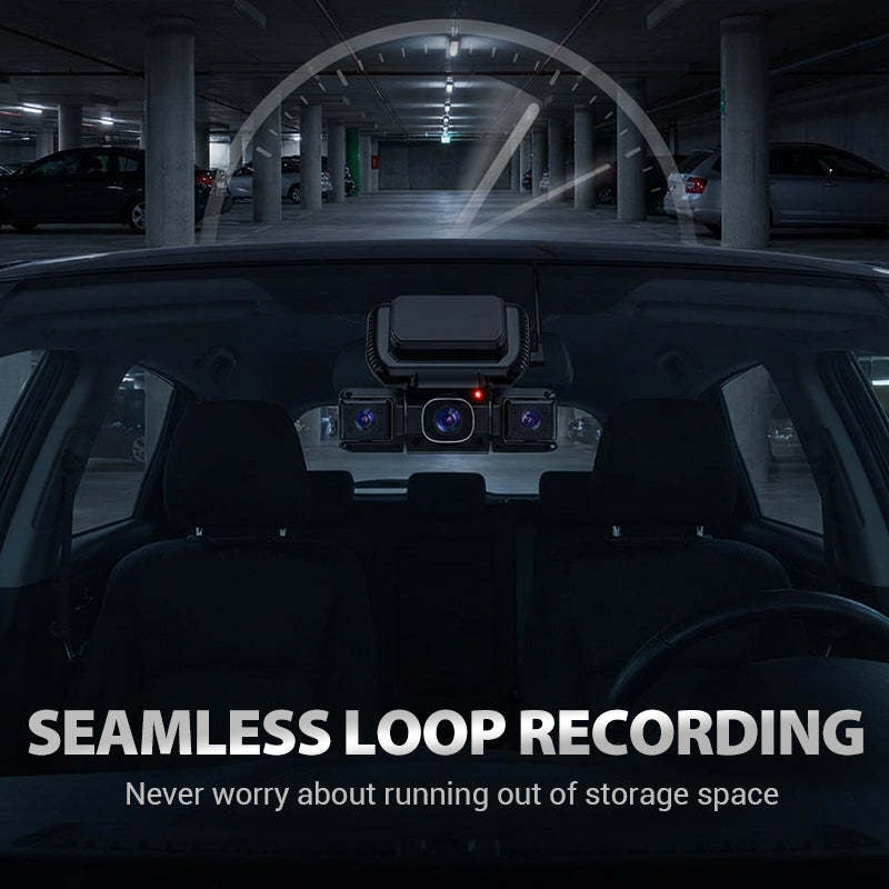 📹✨ 4-Channel Dash Cam with WiFi and Night Vision 🌙🚗 Crystal-Clear Recording and Total Security on Every Trip 🔒📡