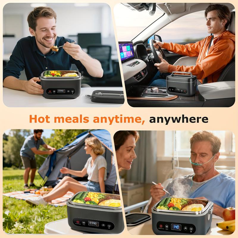 🍲🔥Tragbare, kabellose elektrische Lunchbox