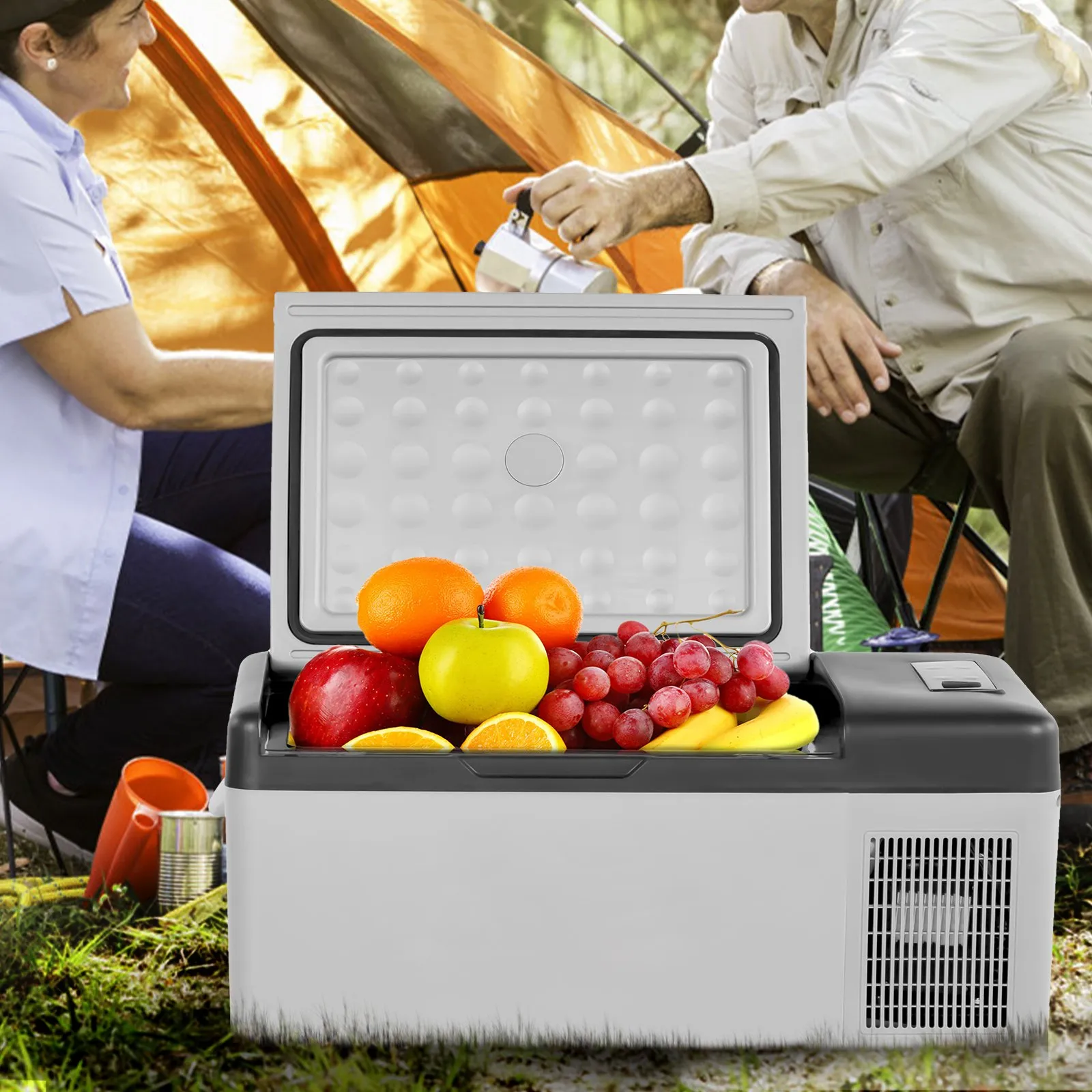 🔥SUMMER SALE❄️ VEVOR 12 Volt Refrigerator Large Capacity | Portable Car Fridge Freezer with Smart APP Control 📱 [Perfect for Family Camping]