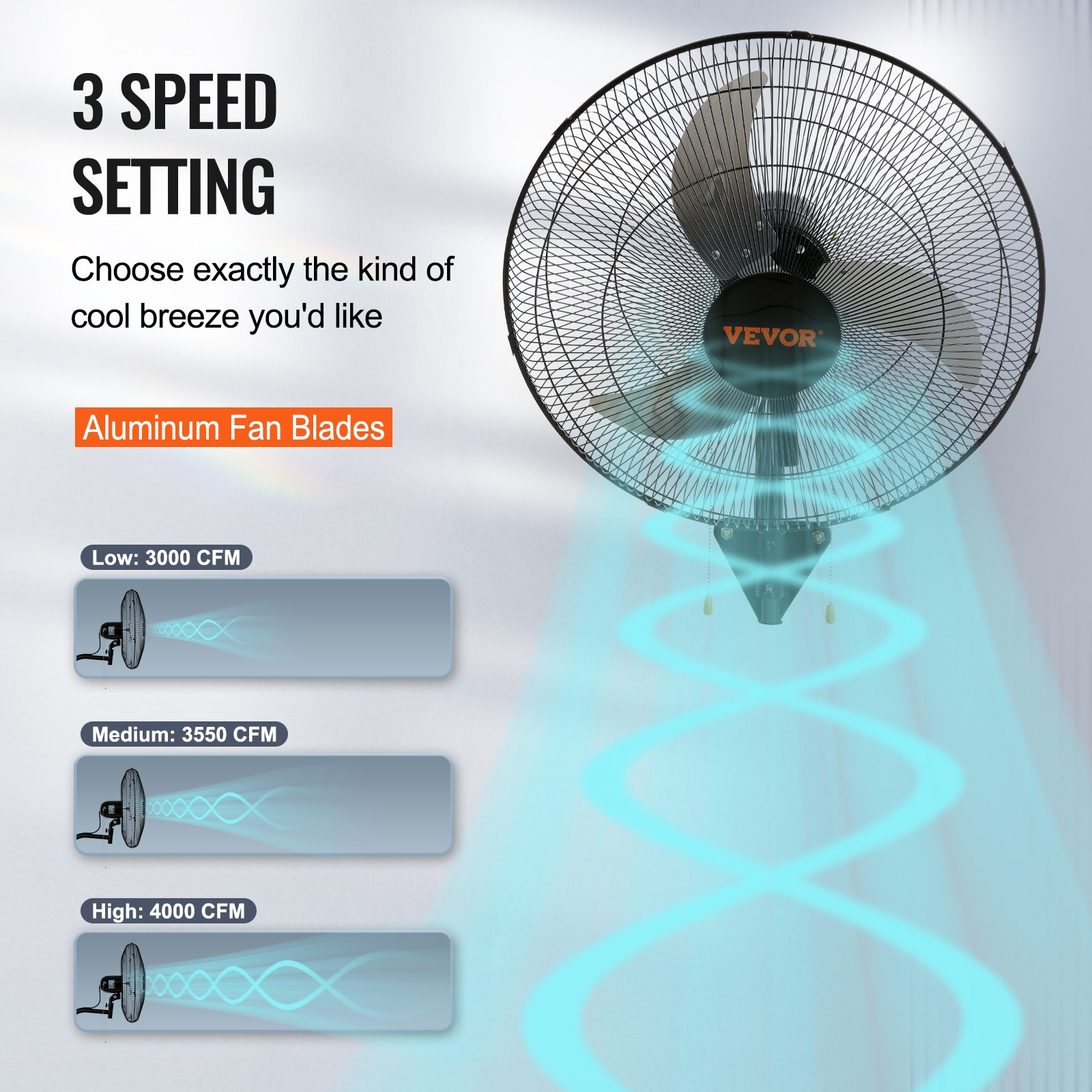 ⚡LIMITED TIME OFFER | VEVOR Heavy Duty Wall Fan, Commercial Oscillating Air Circulator for Greenhouse & Patio, Multiple Options 🌀