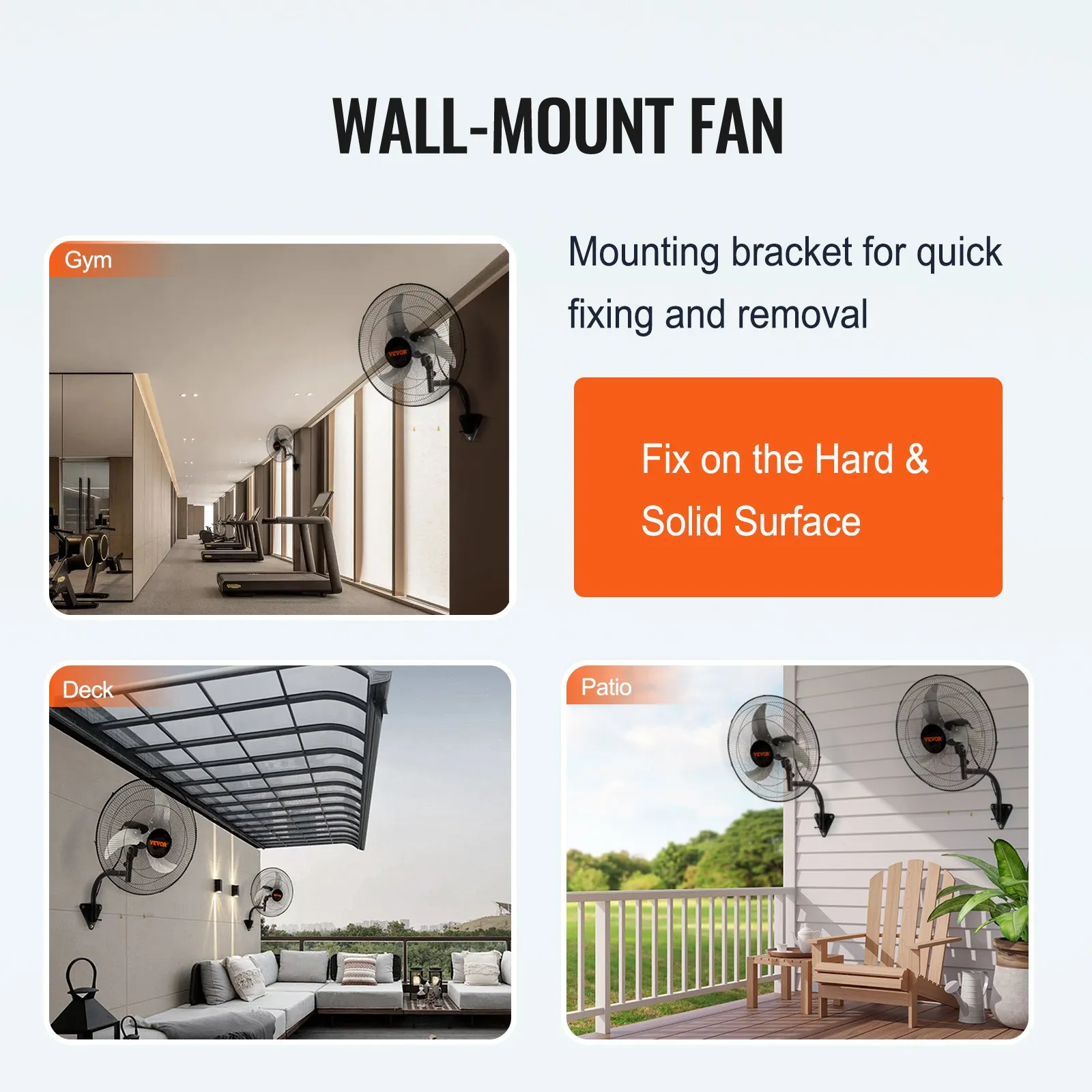 ⚡LIMITED TIME OFFER | VEVOR Heavy Duty Wall Fan, Commercial Oscillating Air Circulator for Greenhouse & Patio, Multiple Options 🌀