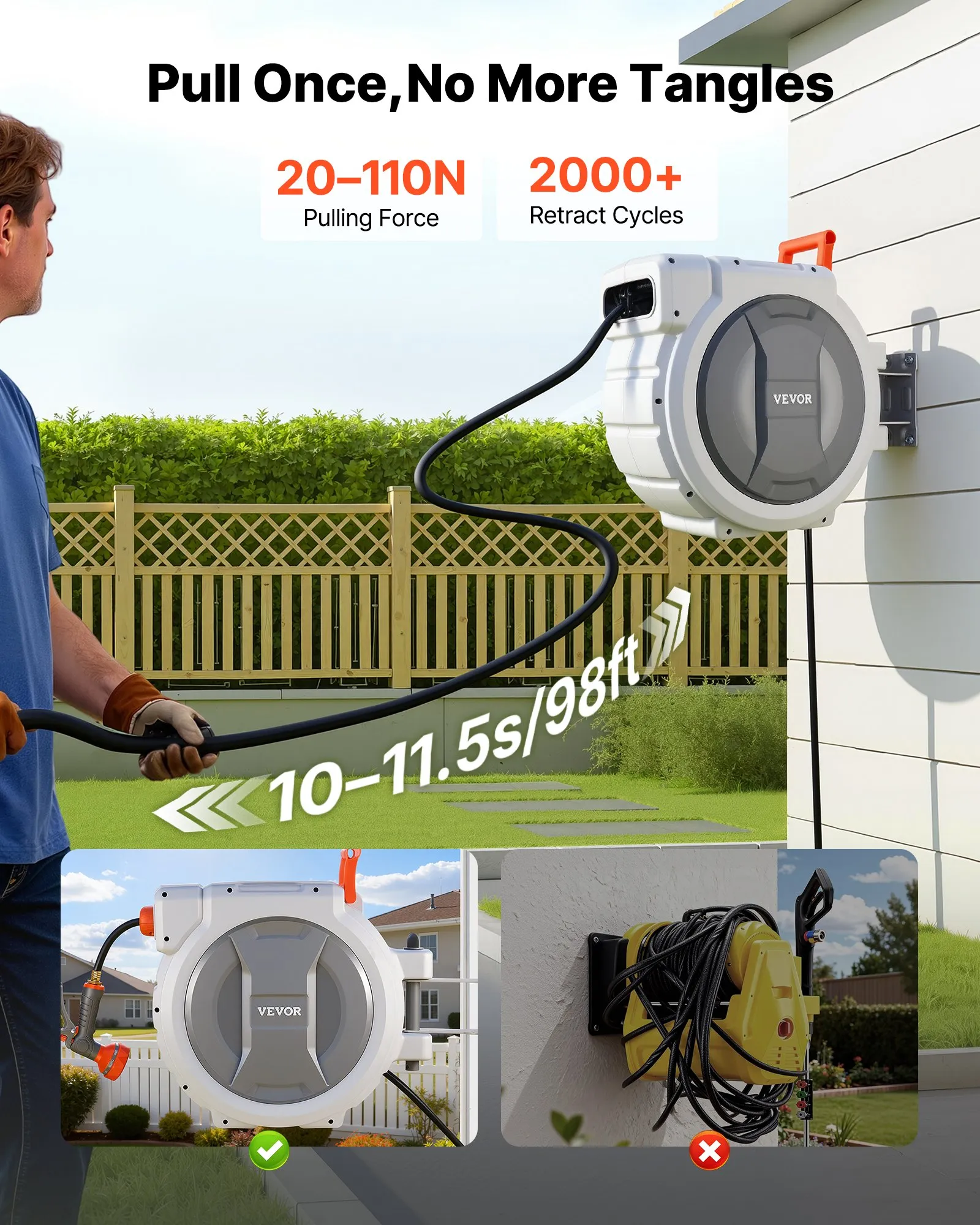 🔥 Upgrade Your Garden! VEVOR 100ft Retractable Hose - Now 30% OFF!