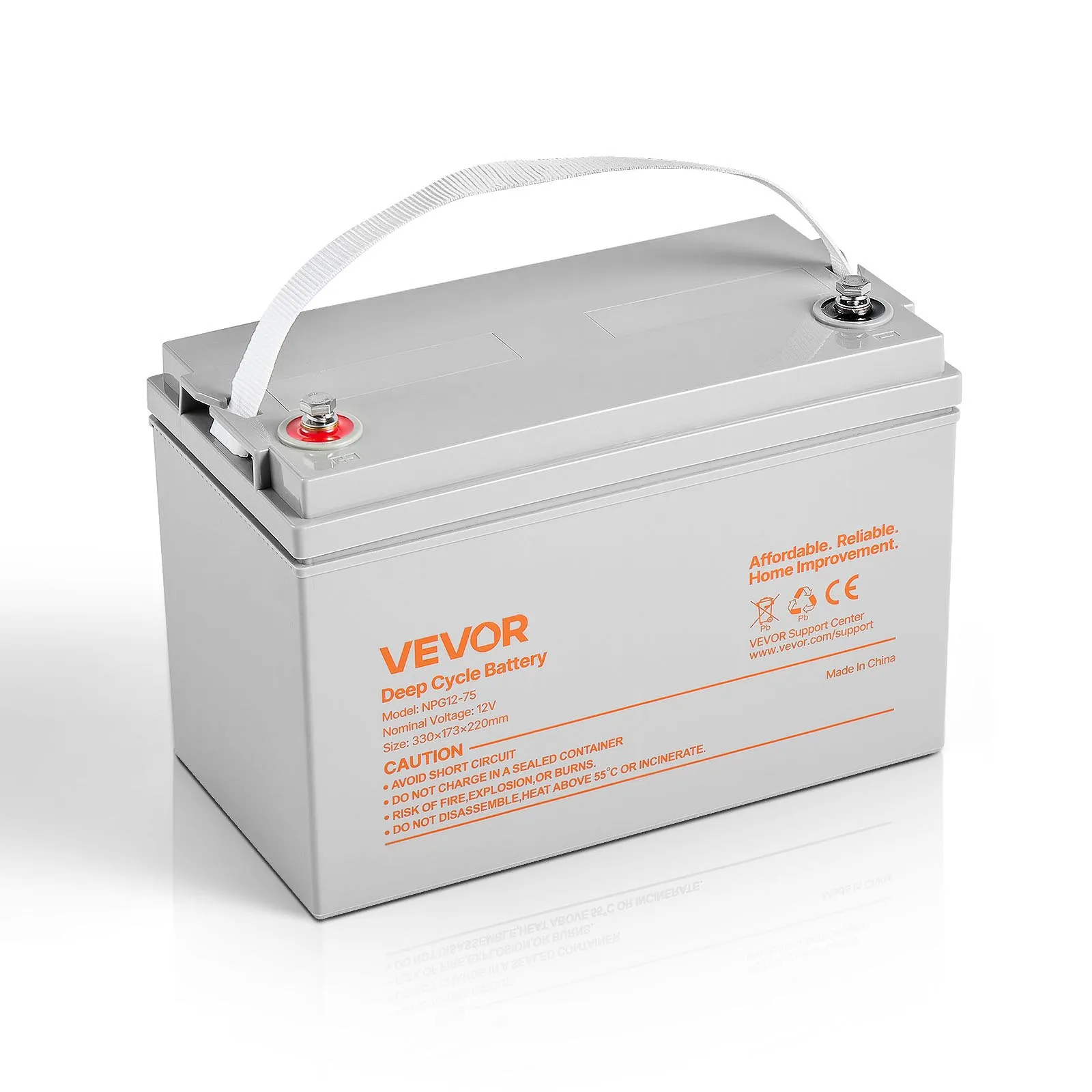 🔥Last Day 49% OFF🔥🔋VEVOR 12V 200Ah AGM Deep Cycle Battery for RV, Marine & Solar Systems