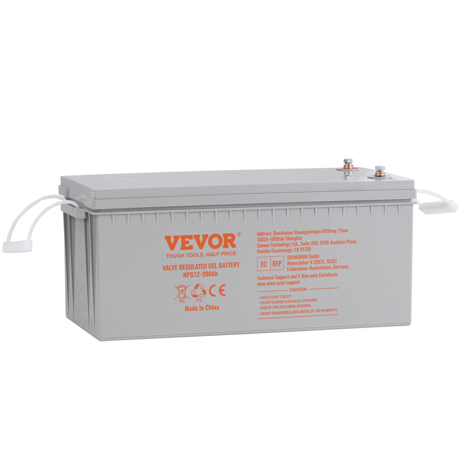 🔥Last Day 49% OFF🔥🔋VEVOR 12V 200Ah AGM Deep Cycle Battery for RV, Marine & Solar Systems