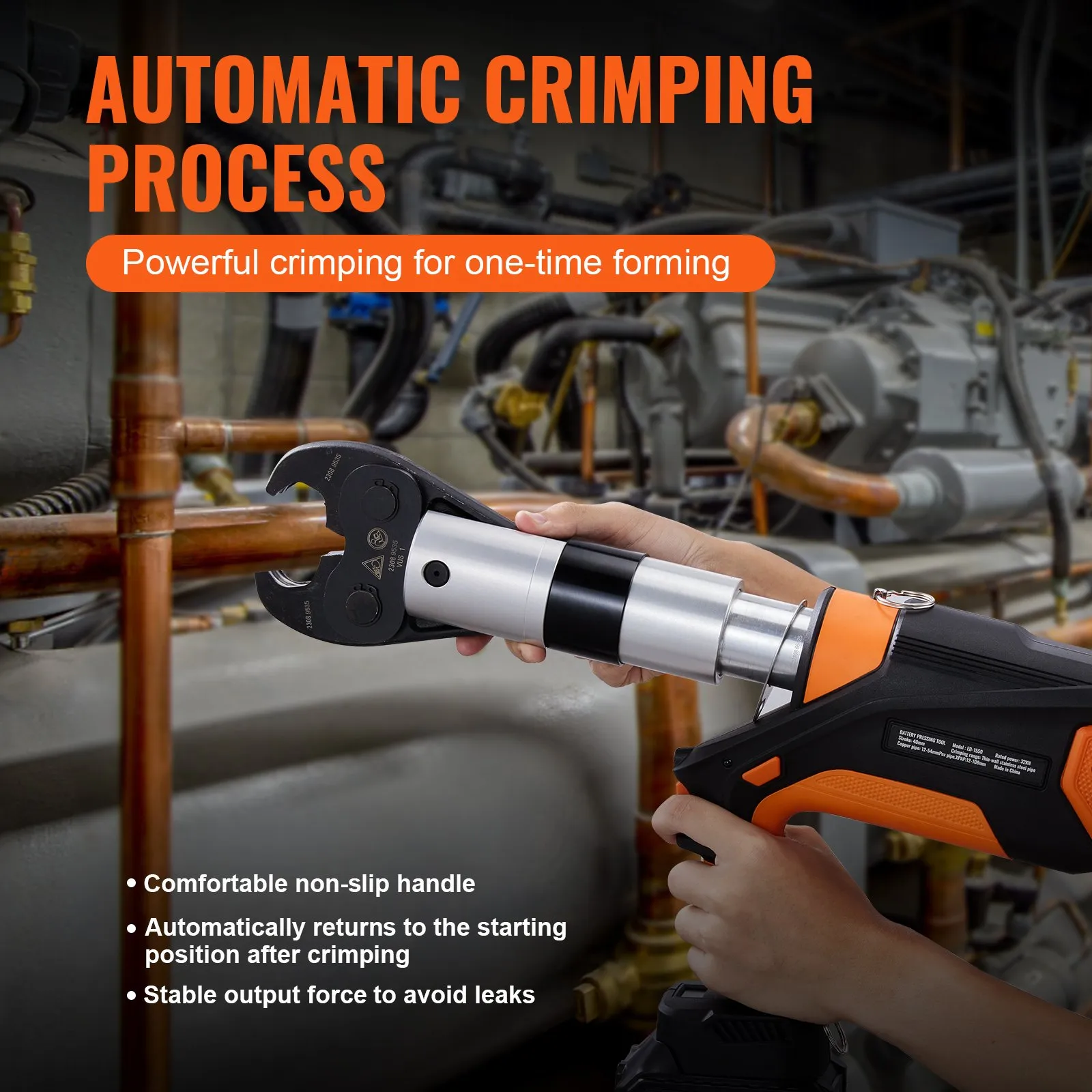 MUST BUY🔥 VEVOR 18V Press Tool,32KN Electric Pipe Crimping Tool