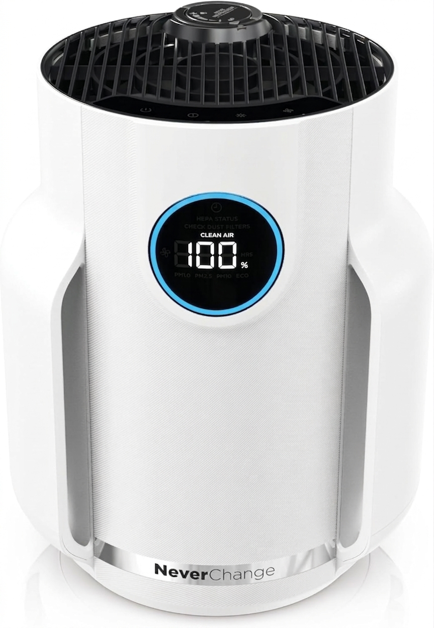 Spring sale Air Purifier for Home with NeverChange(5-Year) HEPA Air Filter