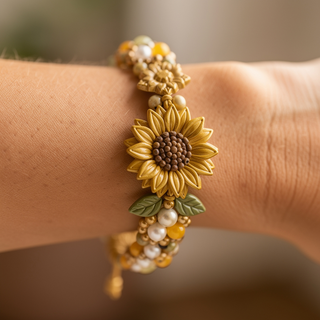 🌻🍄Cottage Garden Charm Bracelet DIY Kit Series🌼🌾🧺