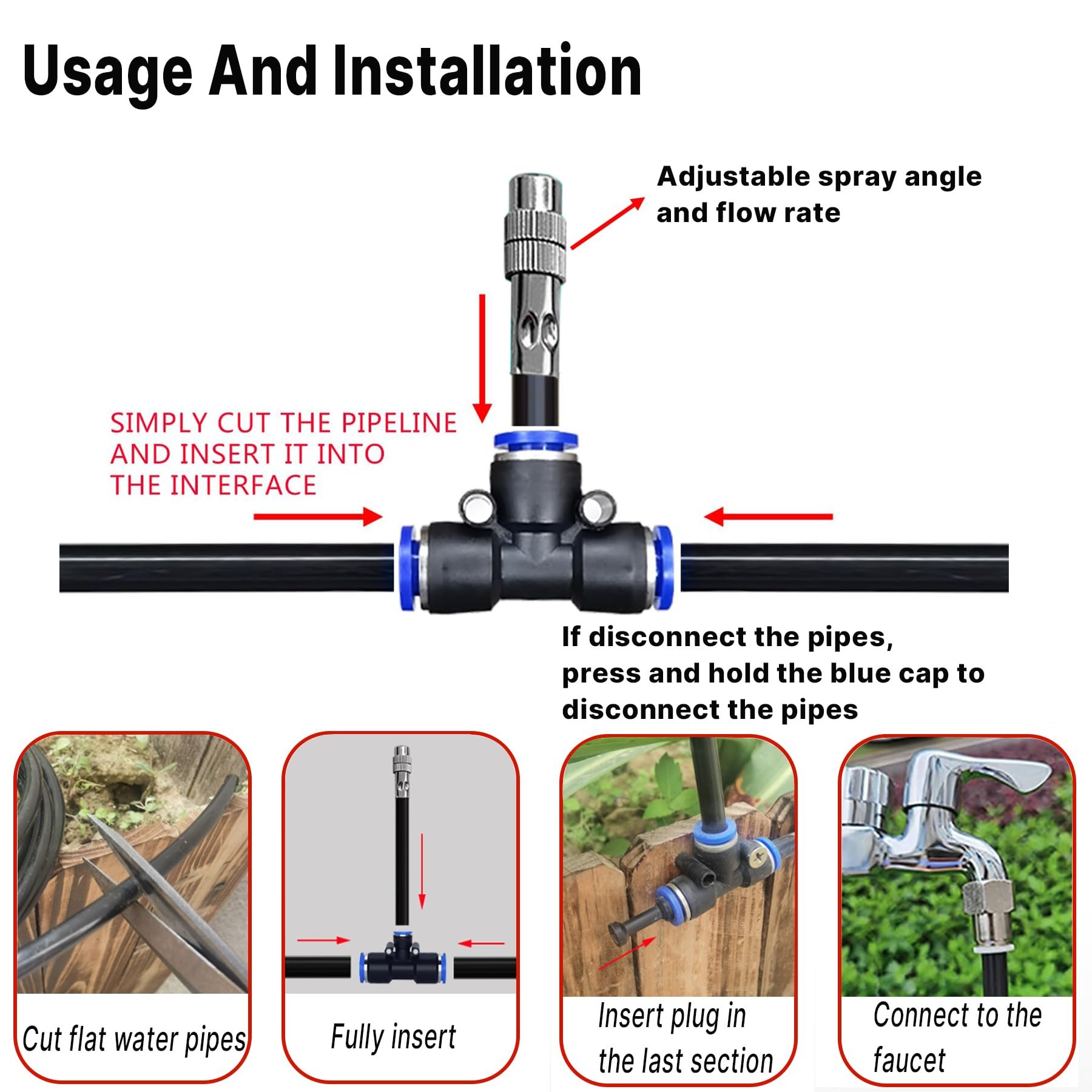 🔥Last Day 50 % OFF🚿360° Curved Garden Automatic Irrigation System
