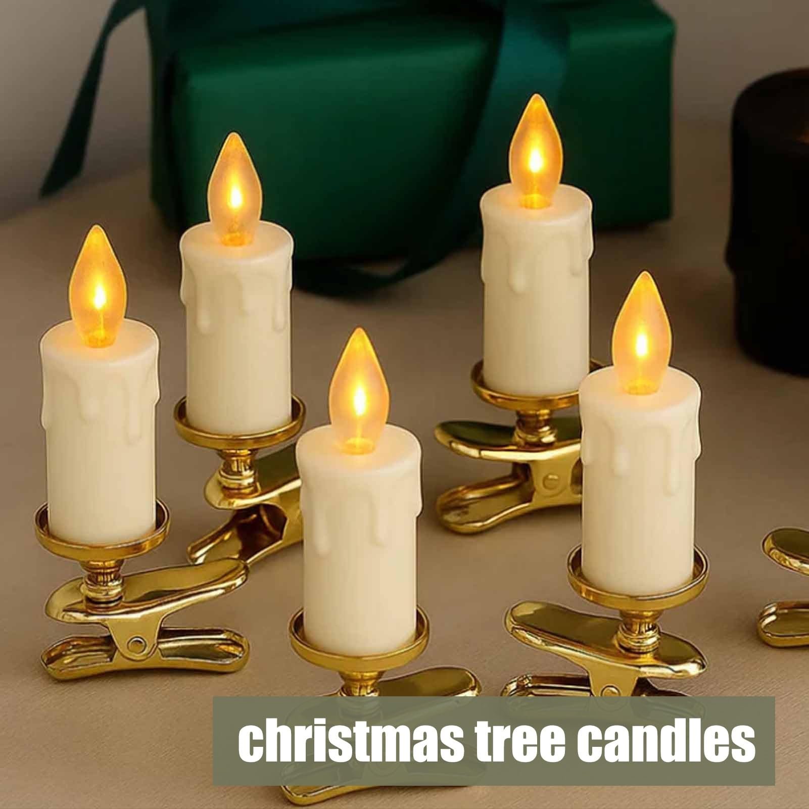 ✨Flameless Clip-On Christmas Tree Candles