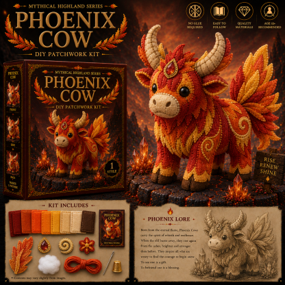 Mythical Highland Cow DIY Sewing Kit 🐮✨🔥New product launch🌙🔥