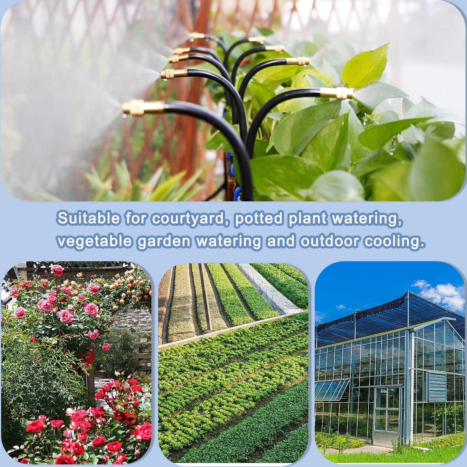 🔥Last Day 50 % OFF🚿360° Curved Garden Automatic Irrigation System