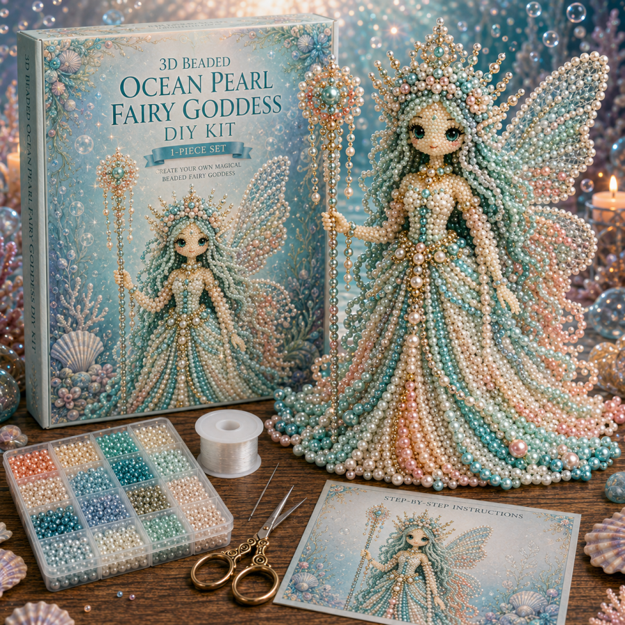 3D Beaded Elf Series DIY Kit – Fantasy Collectible Bead Art Set