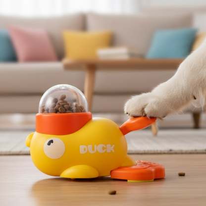 🐶Press & Play Duck Treat Dispenser – Keep Your Pup Busy, Happy & Rewarded🐶