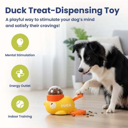 🐶Press & Play Duck Treat Dispenser – Keep Your Pup Busy, Happy & Rewarded🐶