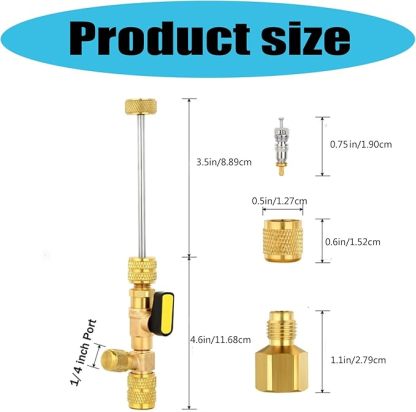 🔥LAST DAY 49% OFF - 🛠️Valve core refrigerant valve core removal tool