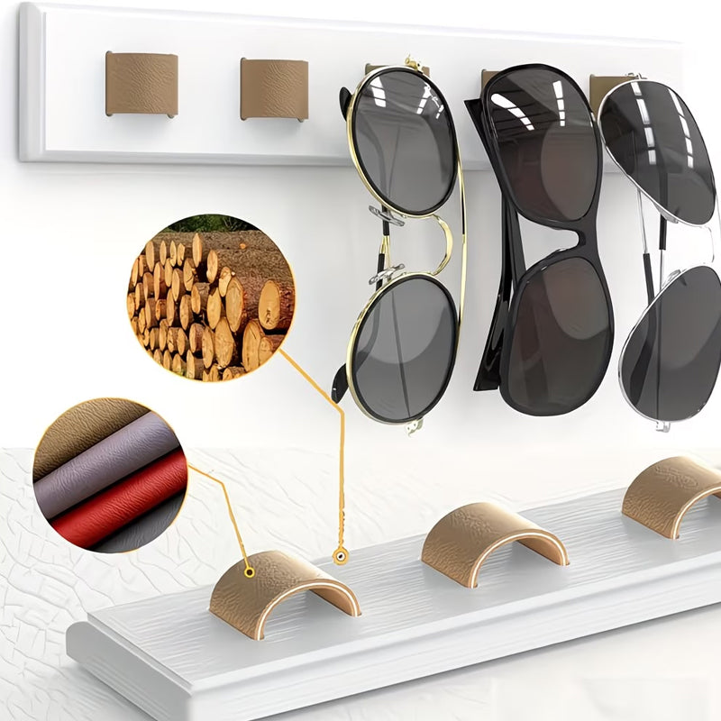 Wall-Mounted Sunglasses Holder Rack
