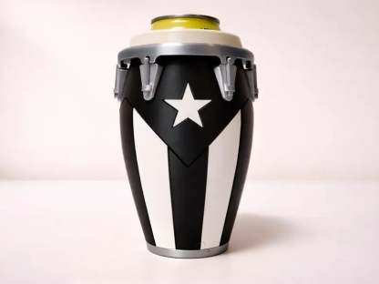 🪘 Conga-Style Can Holder – Celebrate Caribbean Pride, One Sip at a Time