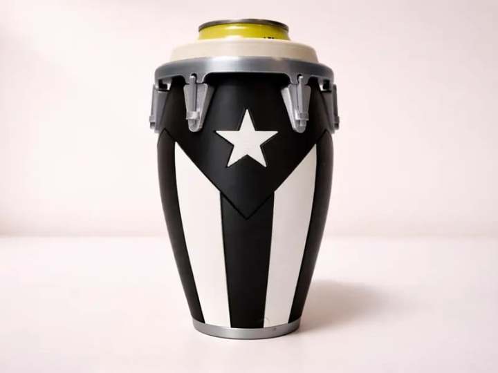 🪘 Conga-Style Can Holder – Celebrate Caribbean Pride, One Sip at a Time