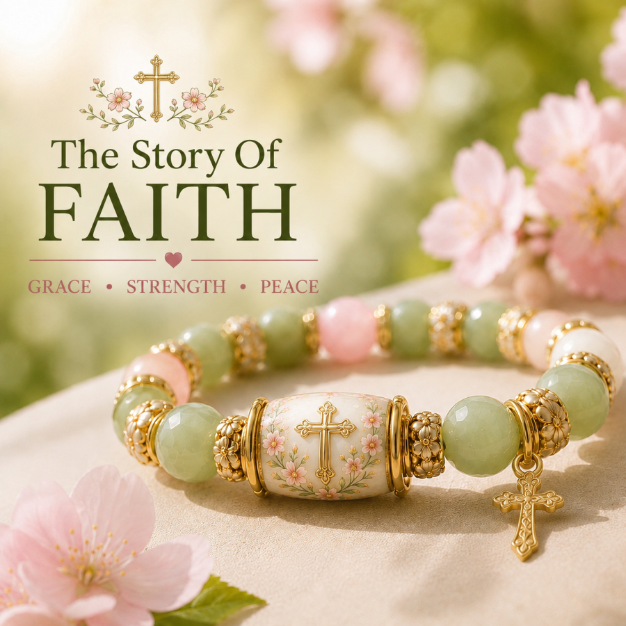 🌿 Love, Peace & Spring Blessings 💖 | 2026 Limited Edition Bracelet - Only 8 Left