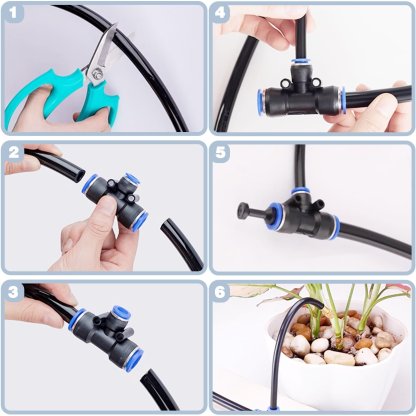 🔥Last Day 50 % OFF🚿360° Curved Garden Automatic Irrigation System