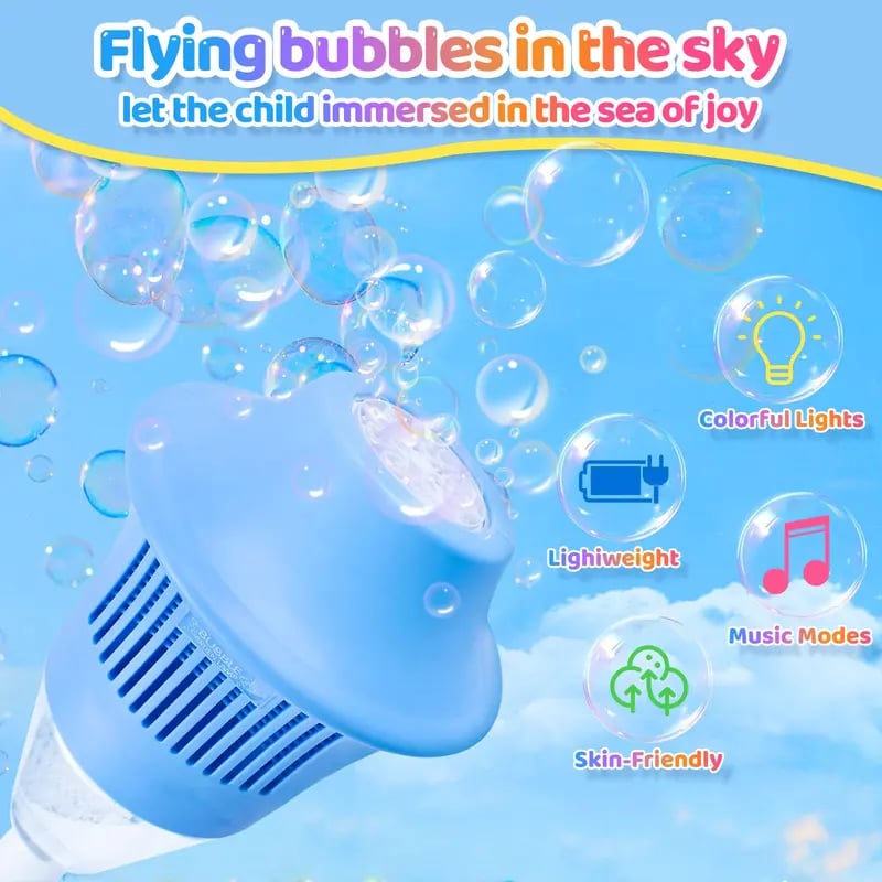 🎉 Bubble Maker Toy – Automatic & Rechargeable Fun