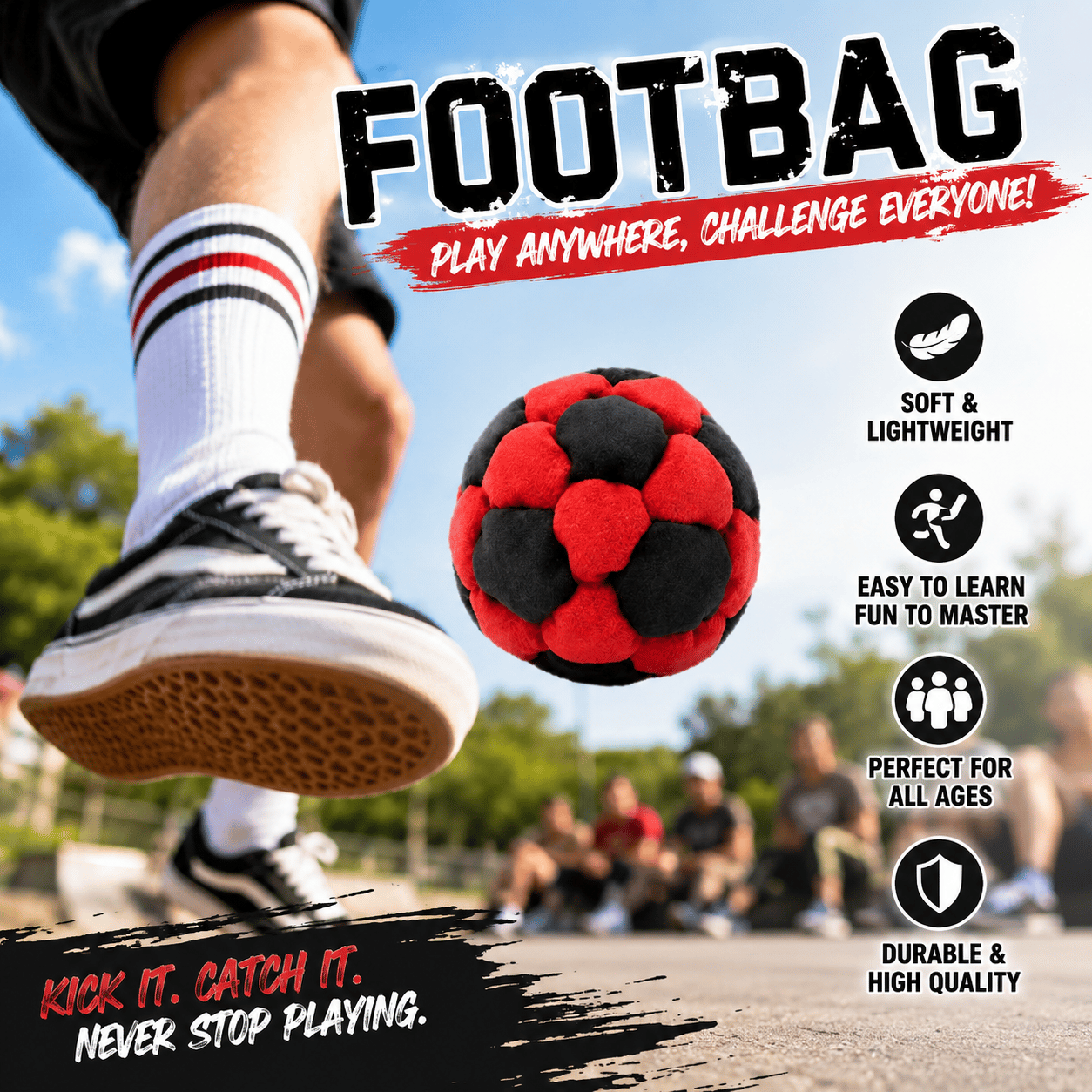 🔥HOT SALE 49% OFF - ⚽Soccer Hackys Footbag Sacks for Endless Outdoor Fun and Skill Challenges
