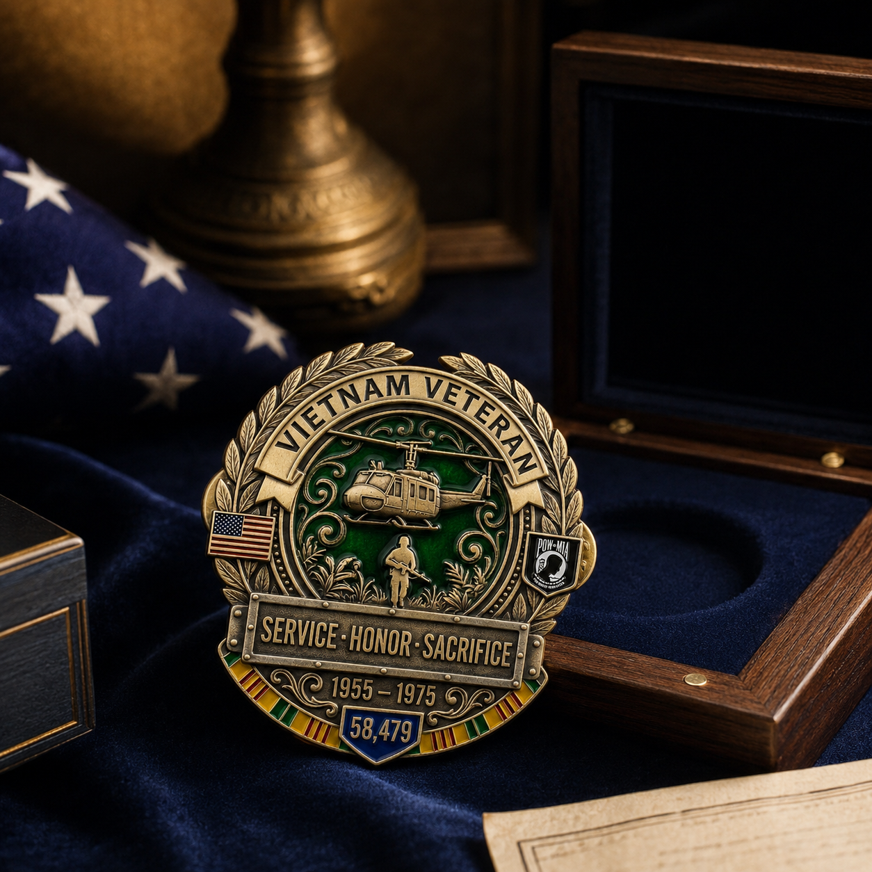 🦅LAST DAY 50% OFF -- 🎖️Vietnam Veteran Honor Commemorative Pin