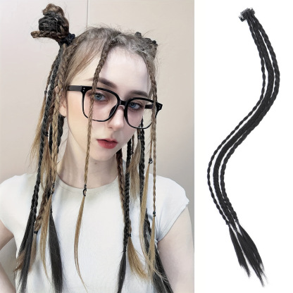 🌿 Boho Beaded Clip-In Braids – Effortless Festival & Everyday Hair Transformation