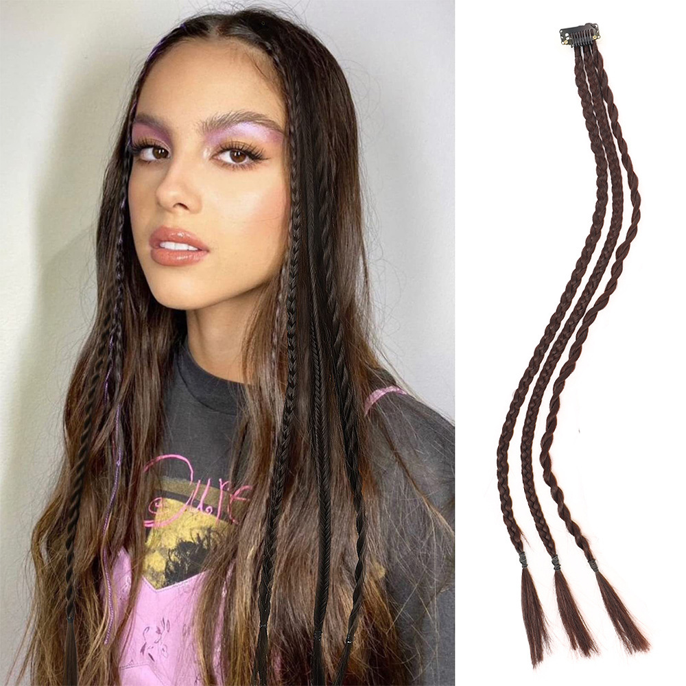 🌿 Boho Beaded Clip-In Braids – Effortless Festival & Everyday Hair Transformation
