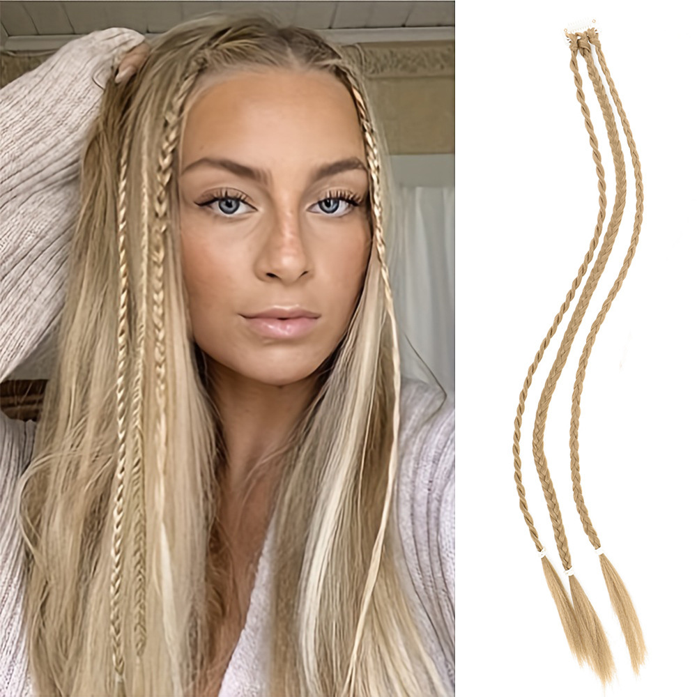 🌿 Boho Beaded Clip-In Braids – Effortless Festival & Everyday Hair Transformation