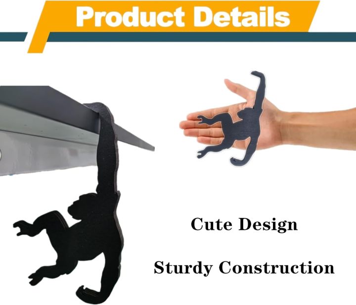 Hanging Monkey Banana Holder Hooks –Funny Kitchen Organizer