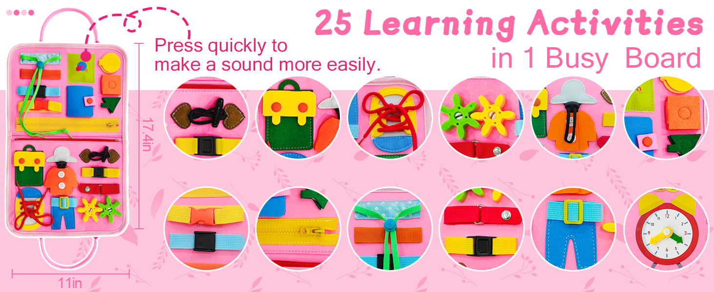 25 Learning Activities in 1 Busy Board