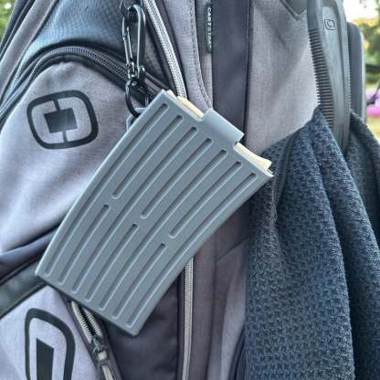 Magazine Golf Tee Dispenser | Automatic, Golf Bag Clip