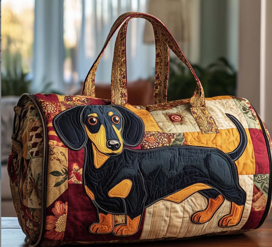 🔥LAST DAY 50% OFF - Hippie Van Quilted Duffle Bag