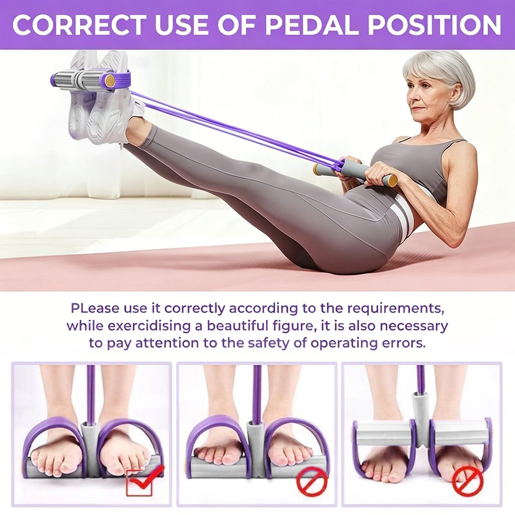 💥2026 latest 4-Tube Pedal Resistance Device