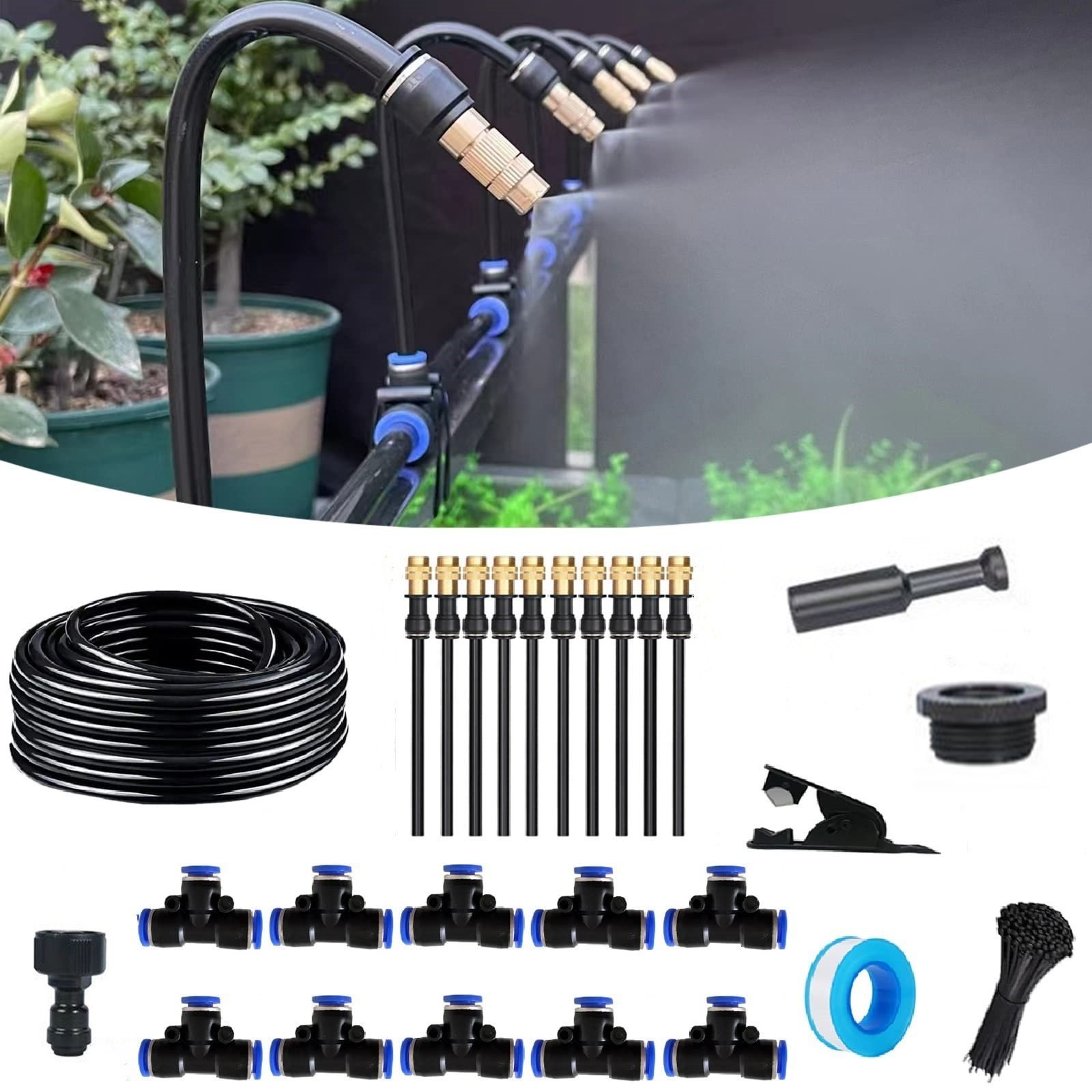 🔥Last Day 50 % OFF🚿360° Curved Garden Automatic Irrigation System