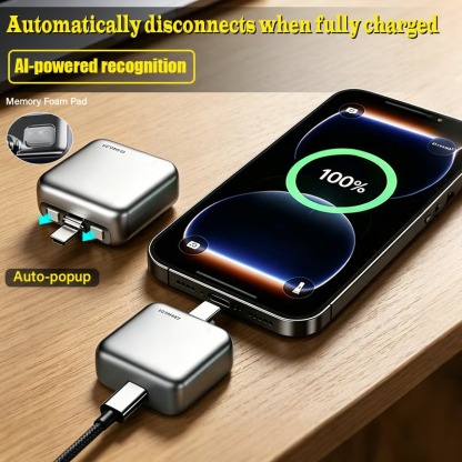 🏆 50K+ SOLD!🔥2026 Fast 140W Charger with AI Smart Auto Power-off