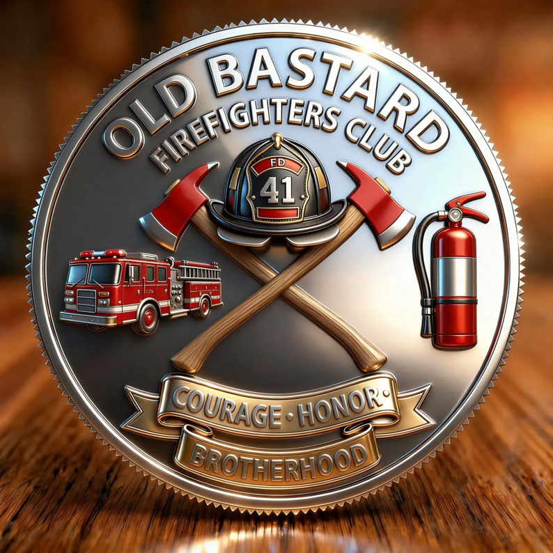 🔥Last Day 60% OFF - Firefighters Club Honor Coin