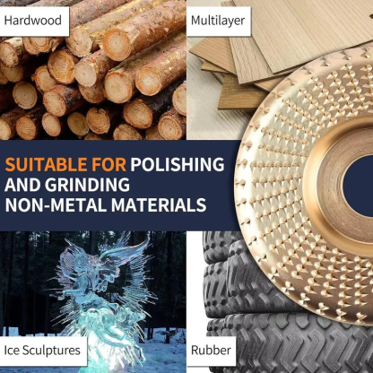 3PCS 4" Grinding Wheels, Wood Carving Sanding Disc Accessory for Polishing Tools,summervibes