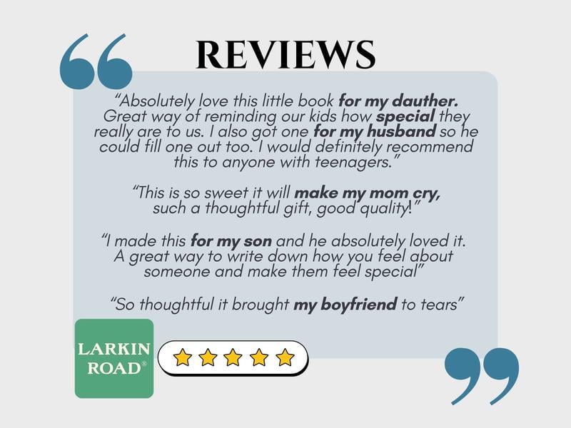 🔥Last Day 50% OFF - ❤Just A Few Things I Love About You (With All My Heart) Fill In The Blank Gift Book📚