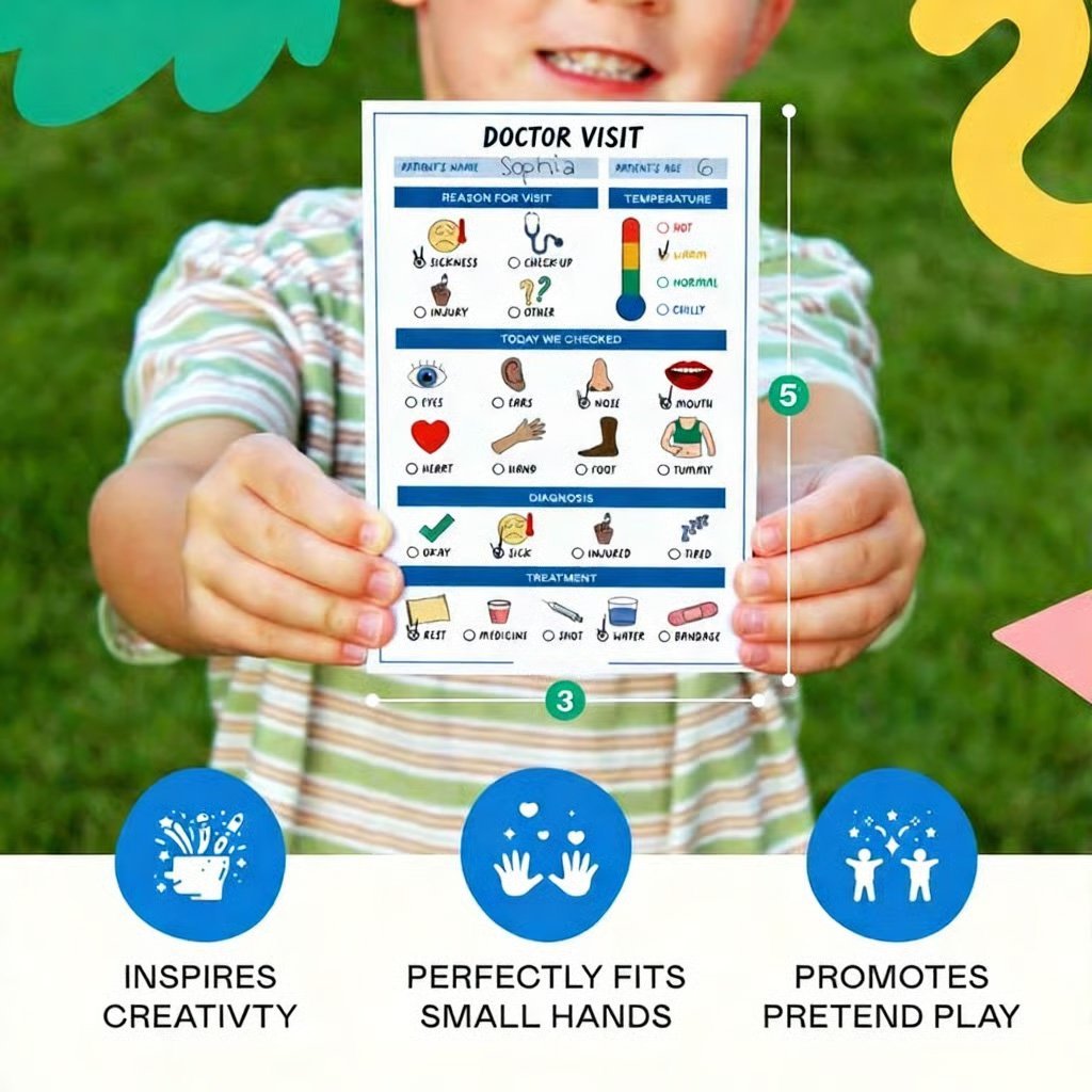 🔥Last Day 49% OFF - 🥳 Pretend Play Notepads | 2-Pack | 40 Pages Each ✨
