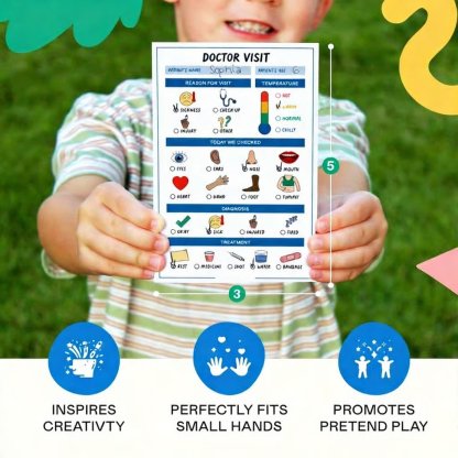 🔥Last Day 49% OFF - 🥳 Pretend Play Notepads | 2-Pack | 40 Pages Each ✨