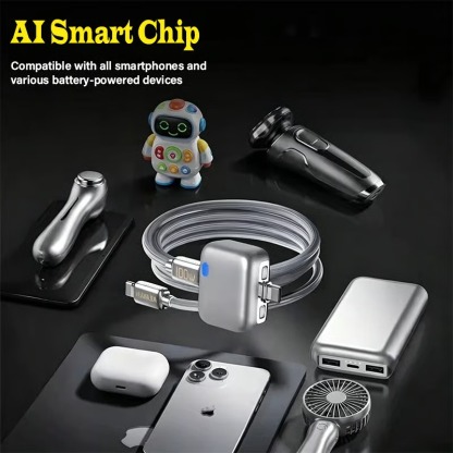 🏆 50K+ SOLD!🔥2026 Fast 140W Charger with AI Smart Auto Power-off
