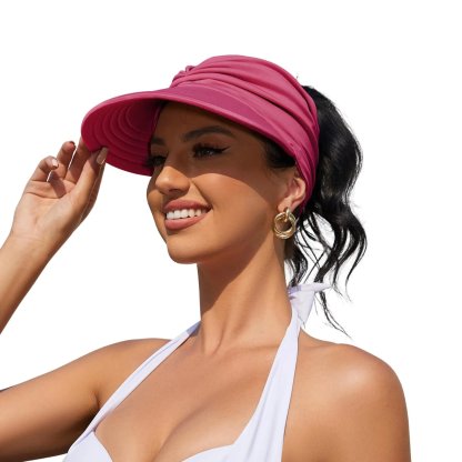 🔥 Last Day 50% OFF – UPF 50+ Foldable Ponytail Sun Visor Hat