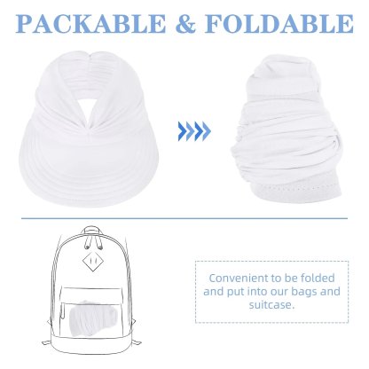🔥 Last Day 50% OFF – UPF 50+ Foldable Ponytail Sun Visor Hat